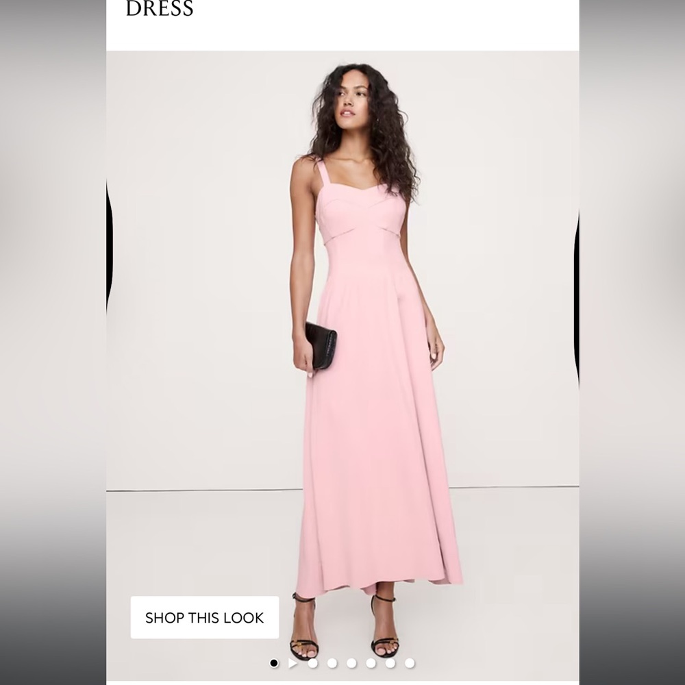 NWT Banana Republic Pink Maxi Dress NWT